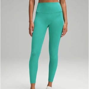 Wunder Train High Rise Tight 25” Kelly Green LuluLemon